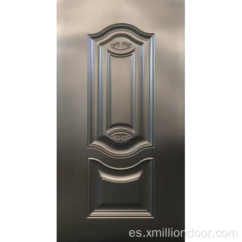 Piel de puerta de acero estampada de diseño de lujo